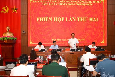 Phiên họp thứ 2 Ban Chỉ đạo về phát triển khoa học, công nghệ, đổi mới sáng tạo và chuyển đổi số tỉnh