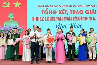 Thí sinh Nguyễn Ngọc Phương Thảo đạt giải nhất Hội thi Báo cáo viên, tuyên truyền viên giỏi tỉnh Gia Lai 2026