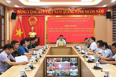Huy động cả hệ thống chính trị, sức mạnh toàn dân để tìm kiếm, quy tập và xác định danh tính hài cốt liệt sĩ