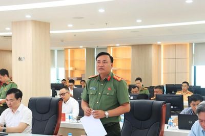 Công an Hà Nội rà soát tiến độ triển khai hệ thống camera AI