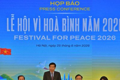 Sẽ tổ chức 'Concert Quốc gia' trong Lễ hội Vì Hòa bình năm 2026