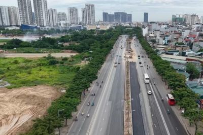 Đường Võ Chí Công hết cảnh quây tôn, giao thông thông thoáng