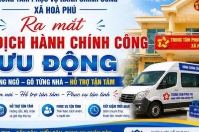 Đắk Lắk: Xã Hòa Phú ra mắt chiến dịch hành chính công lưu động phục vụ người dân tận nơi