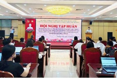 Quảng Ninh: Tập huấn quản trị Hệ thống cơ sở dữ liệu truy xuất nguồn gốc thực phẩm