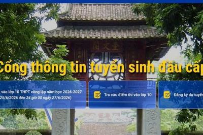 Chiều nay (25-6), học sinh Hà Nội xác nhận nhập học vào lớp 10