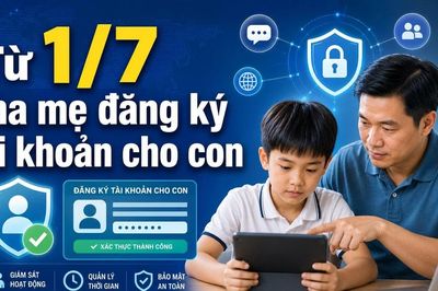 Từ 1/7, cha mẹ phải đăng ký tài khoản mạng cho con?