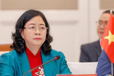 Chủ tịch UBTƯ MTTQ Việt Nam Bùi Thị Minh Hoài gửi thư chúc mừng Đại lễ Khai đạo Phật giáo Hòa Hảo năm 2026