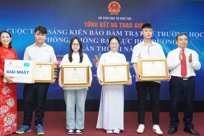 Học sinh TP.HCM giành giải Nhất với sáng kiến AI phát hiện bạo lực học đường