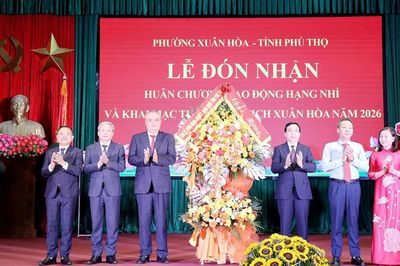 Phú Thọ: Phường Xuân Hòa đón nhận Huân chương Lao động hạng Nhì, khai mạc Tuần lễ Du lịch năm 2026
