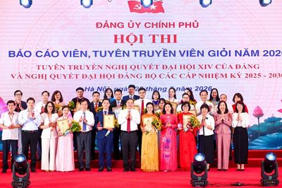 Báo cáo viên Đảng bộ Ngân hàng Nhà nước giành giải Nhất