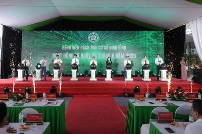 Bệnh viện Bạch Mai cơ sở Ninh Bình - công trình y tế trọng điểm quốc gia chính thức vận hành