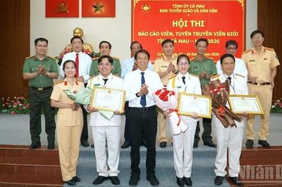 Lan tỏa Nghị quyết Đảng từ Hội thi Báo cáo viên giỏi tỉnh Cà Mau