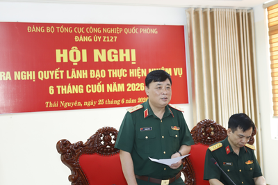 Đảng ủy Z127 tập trung lãnh đạo làm chủ công nghệ sản xuất vật tư chất lượng cao