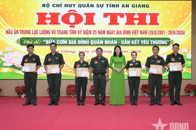 An Giang: Bữa cơm gia đình quân nhân - Gắn kết yêu thương