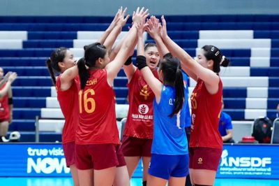 Bóng chuyền nữ U.18 Việt Nam vào bán kết Giải U.18 Đông Nam Á 2026