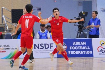 Futsal Việt Nam dự giải quốc tế tại Thái Lan
