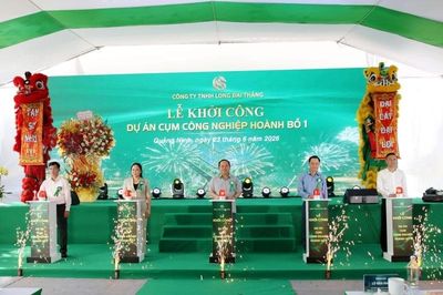 Khởi công cụm công nghiệp hơn 1.400 tỷ đồng ở Quảng Ninh