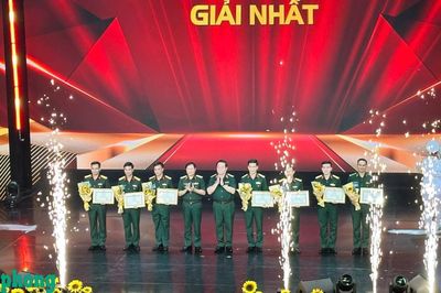 Đại diện Bộ đội Biên phòng đoạt giải Nhất Hội thi Báo cáo viên giỏi toàn quân năm 2026
