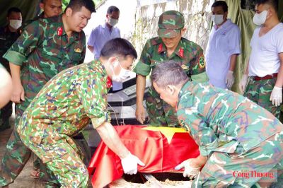 Cao Bằng: Đẩy nhanh lấy mẫu ADN, xác định danh tính liệt sĩ