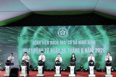 Bệnh viện Bạch Mai cơ sở Ninh Bình 1.000 giường chính thức hoạt động