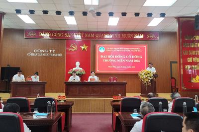 Đại hội đồng cổ đông thường niên năm 2026 Công ty CP Cấp nước Thanh Hóa