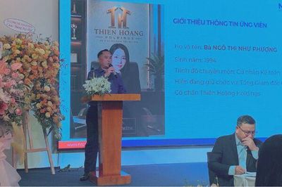 Ông Đỗ Thành Nhân xuất hiện tại ĐHĐCĐ NRC, nói Thiên Hoàng Holdings sẽ đầu tư 2.000 tỷ đồng