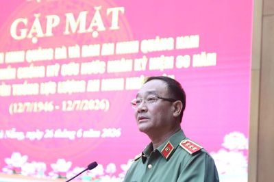 Bộ Công an gặp mặt cán bộ Ban An ninh Quảng Đà