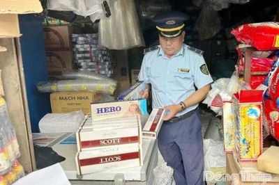 Xử phạt 6 hộ kinh doanh thuốc lá điếu nhập lậu