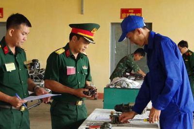 Sư đoàn 320 kiểm tra trình độ kỹ năng nghề nhân viên kỹ thuật năm 2026