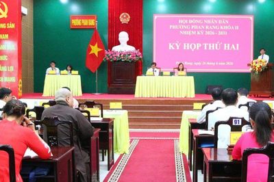 Kỳ họp thứ 2 HĐND phường Phan Rang khóa II