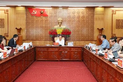 Họp Ban Thường vụ Tỉnh ủy cho ý kiến vào nhiều nội dung quan trọng