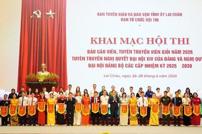 Khai mạc Hội thi Báo cáo viên, Tuyên truyền viên giỏi tỉnh Lai Châu năm 2026