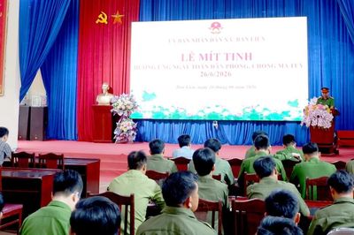 Các địa phương trong tỉnh hưởng ứng Ngày toàn dân phòng, chống ma túy (26/6)