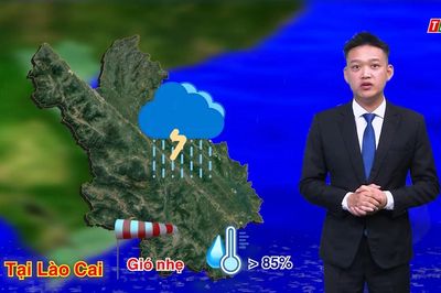 Dự báo thời tiết đêm 26 và ngày 27/6