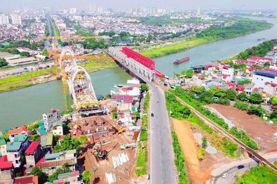 Cầu Đuống mới tại TP.Hà Nội: Tiến độ thi công và kế hoạch thông xe tháng 9/2026