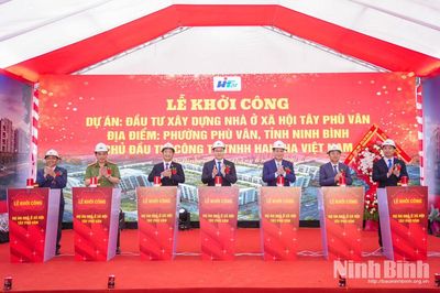 NINH BÌNH ĐỒNG LOẠT KHỞI CÔNG CÁC DỰ ÁN ĐẦU TƯ XÂY DỰNG NHÀ Ở XÃ HỘI, NHÀ Ở CHO THUÊ
