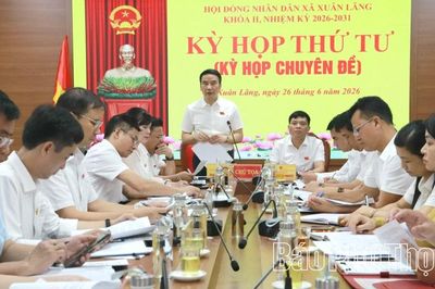 HĐND xã Xuân Lãng thông qua nghị quyết sắp xếp thôn và quyết nghị nhiều nội dung quan trọng