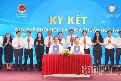 Xúc tiến thương mại và kết nối giao thương doanh nghiệp Thanh Hóa - Phú Thọ