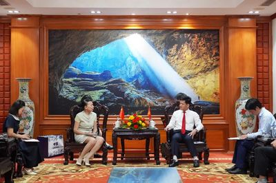 Lãnh đạo tỉnh tiếp xã giao Tổng Lãnh sự nước Cộng hòa nhân dân Trung Hoa tại Đà Nẵng