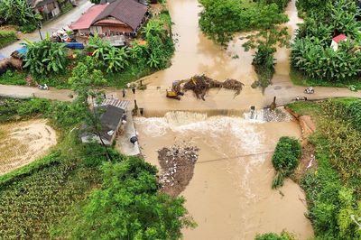 Mưa lớn, dông lốc gây thiệt hại tại xã Yên Phong