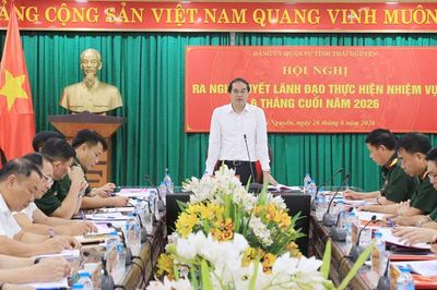 Đảng ủy Quân sự tỉnh Thái Nguyên ra nghị quyết lãnh đạo thực hiện nhiệm vụ 6 tháng cuối năm