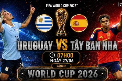Nhận định, dự đoán tỷ số Uruguay vs Tây Ban Nha (7h ngày 27/6), bảng H World Cup 2026
