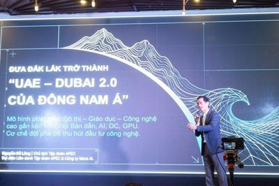 Chủ tịch Tập đoàn APEC: mục tiêu đưa Đắk Lắk trở thành ' UAE - Dubai 2.0' của Đông Nam Á
