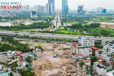 Hà Nội: Cận cảnh vị trí chuẩn bị xây hầm chui Tây Thăng Long hơn 1.100 tỷ đồng