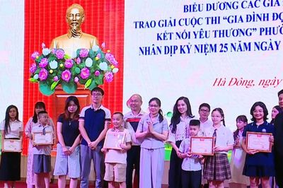 Phường Hà Đông biểu dương 102 gia đình văn hóa tiêu biểu