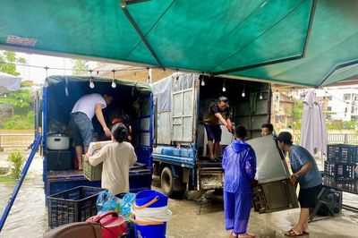 Người dân sẵn sàng ứng phó khi nước sông dâng cao