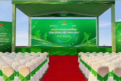 Hé lộ không gian Ngày Dinh dưỡng cộng đồng Việt Nam lần 7: Sẵn sàng cho ngày hội sức khỏe tại CV Thống Nhất