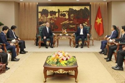 Phó Thủ tướng Lê Tiến Châu tiếp Cố vấn đặc biệt Liên minh Nghị sĩ hữu nghị Nhật Bản-Việt Nam