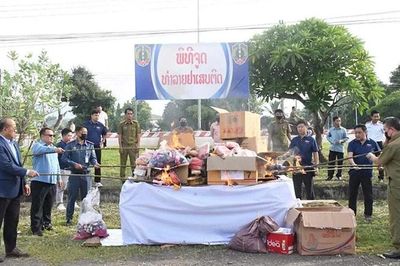 Lào đặt mục tiêu xây dựng xã hội không ma túy