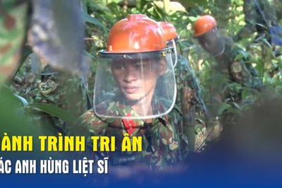 Hành trình tri ân các Anh hùng liệt sĩ